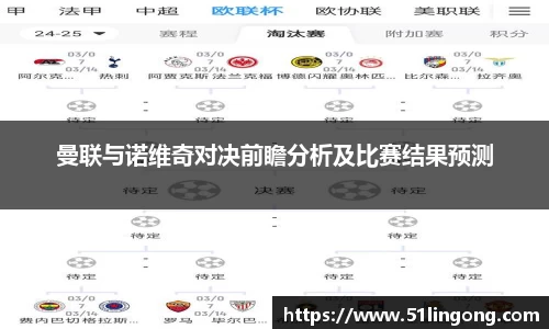 曼联与诺维奇对决前瞻分析及比赛结果预测