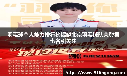 羽毛球个人能力排行榜揭晓北京羽毛球队荣登第七名引关注